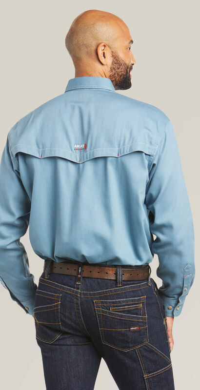 FR Vented Work Shirt Back